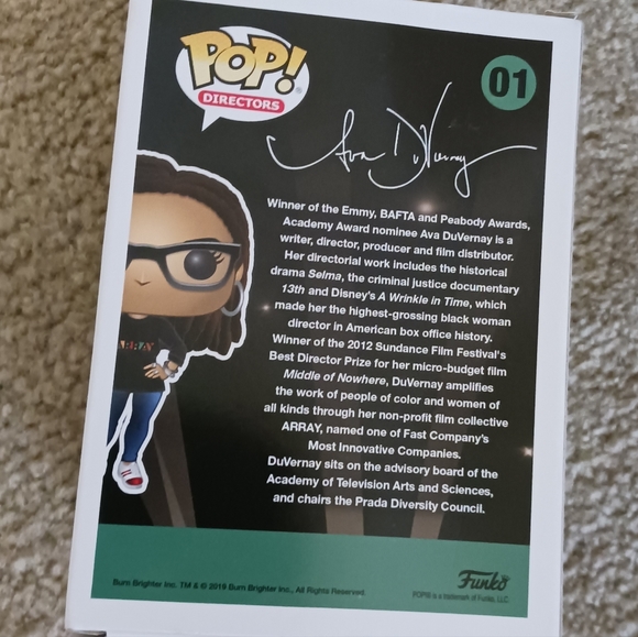 NEW Funko Pop! Directors: Ava DuVernay #01 Collectible - Picture 6 of 7